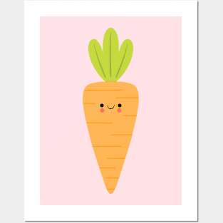 Cute Carrot Posters and Art